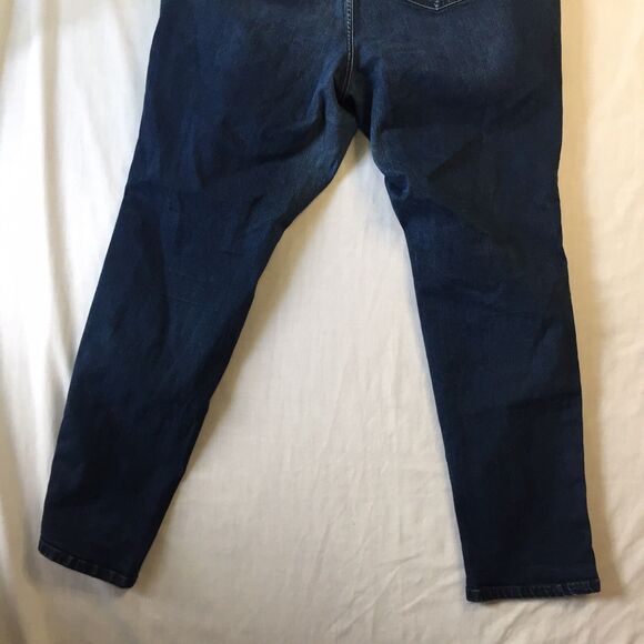 Boyfriend Skinny Blue Jeans Torrid Size 18R - Picture 9 of 10